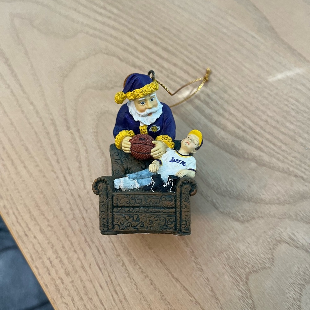 LA Lakers Basketball Christmas NBA Holiday Ornament Vintage